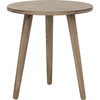 Orion Round Accent Table, Light Brown - Accent Tables - 6