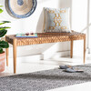 Bandelier Bench, Light Honey & Natural - Accent Seating - 2