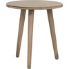 Orion Round Accent Table, Light Brown - Accent Tables - 7