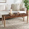 Bandelier Bench, Light Honey & Natural - Accent Seating - 4