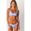 Women's Stella Bikini Top, Blue Blooms - Two Pieces - 1 - thumbnail