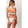 Women's Sal Bikini Bottom, Light Blue (wavy ribbed) - Two Pieces - 1 - thumbnail