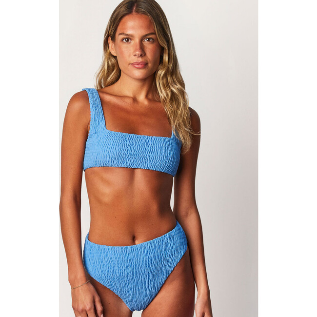 Women's Robbie Bikni Top, Pacific (smocked)