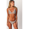 Women's Jackie Bikini Bottom, Cocoa Stripe - Two Pieces - 1 - thumbnail