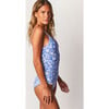 Women's Pippa One Piece, Blue Blooms - One Pieces - 2