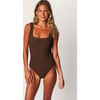 Women's Jenni One Piece, Cocoa (smocked) - One Pieces - 1 - thumbnail