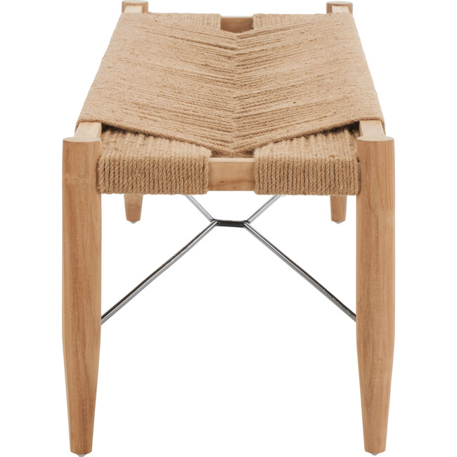 Arcana Jute Bench, Natural & Natural - Accent Seating - 5