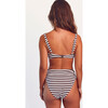 Women's Rani Bikini Top, Cocoa Stripe - Two Pieces - 3