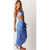 Women's Mai Pareo, Blue Blooms - Cover-Ups - 2