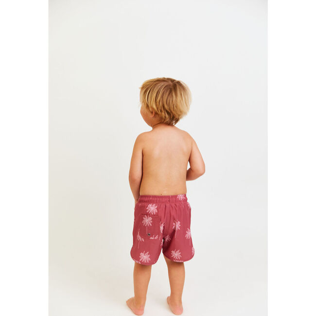 Kid's Gus Boardies, Brick Palmas - Swim Trunks - 2