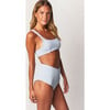 Women's Dakota Bikini Bottom, Light Blue (wavy ribbed) - Two Pieces - 2