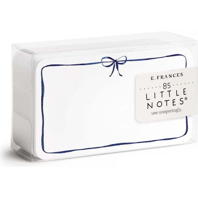 Set of 85 Little Notes®, Navy Bow