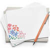 Set of 8 Flat Notecards, Flower Patch - Paper Goods - 2