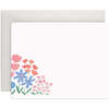 Set of 8 Flat Notecards, Flower Patch - Paper Goods - 3