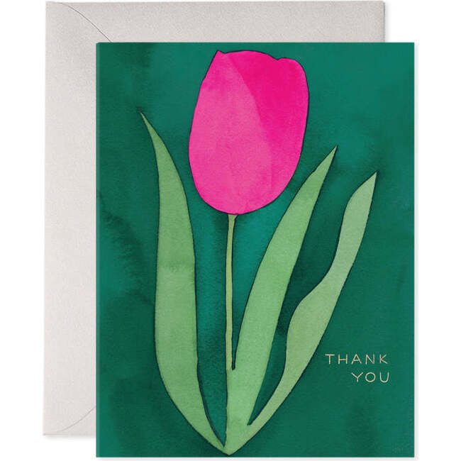 Boxed Set of 6, Pink Tulip Thank You - Paper Goods - 2