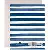 Boxed Set of 6, Navy Stripes Thank You - Paper Goods - 3