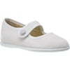 Linen Mary Jane, White - Mary Janes - 1 - thumbnail