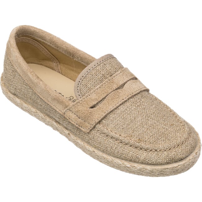 Loafer Espadrille, Beige - Loafers - 3