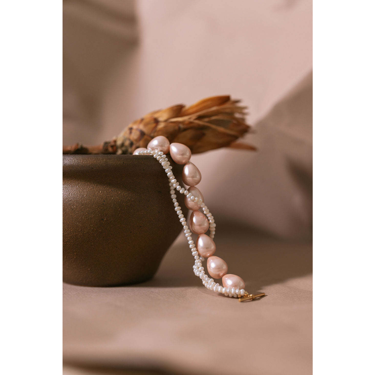 Women's Emma Multi Choker, Pink - Necklaces - 1