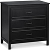 Charlie 3-Drawer Dresser, Ebony - Dressers - 3