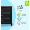 Charlie 3-Drawer Dresser, Ebony - Dressers - 5
