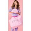 Love Heart Puffy Weekender Bag - Bags - 3