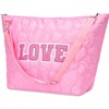 Love Heart Puffy Weekender Bag - Bags - 5