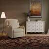 Devon Recliner and Swivel Glider in Performance Ivory Eco-Basketweave - Nursery Chairs - 9
