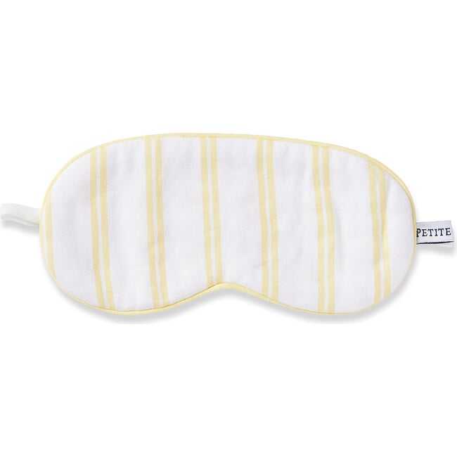 Kid's Twill Sleep Mask, Sunny Stripe