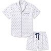 Men's Twill Short Sleeve Short Set, Buzzing Bees - Pajamas - 1 - thumbnail