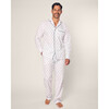 Men's Twill Pajama Set, Buzzing Bees - Pajamas - 2