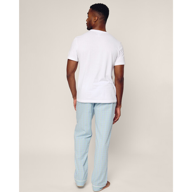 Men's Twill Pajama Pants, Spring Gingham - Pajamas - 4