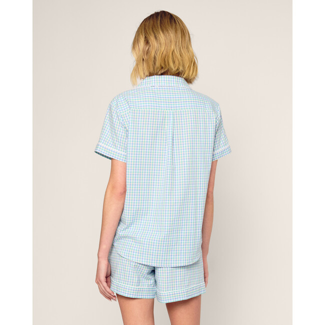 Women's Twill Classic Short Set, Spring Gingham - Pajamas - 4