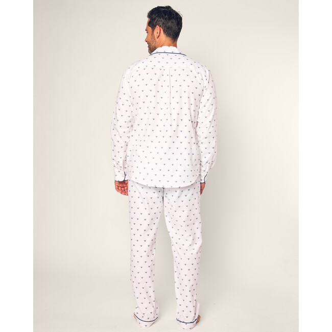 Men's Twill Pajama Set, Buzzing Bees - Pajamas - 4