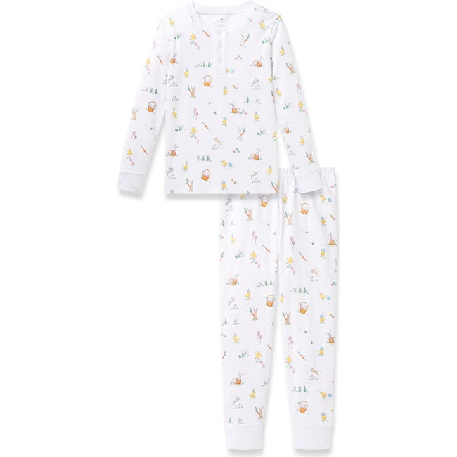 Kid's Pima Snug Fit Pajama Set, Easter Frolic