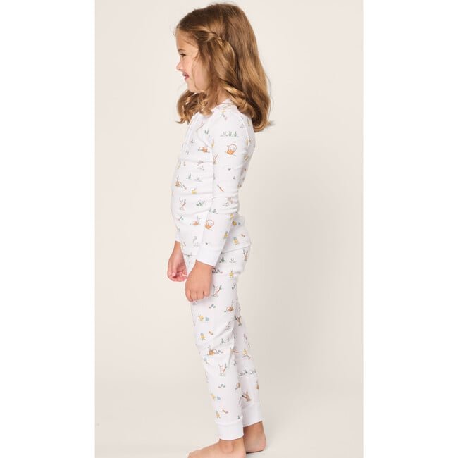 Kid's Pima Snug Fit Pajama Set, Easter Frolic - Pajamas - 3