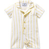 Baby's Twill Summer Romper, Sunny Stripe - Rompers - 1 - thumbnail