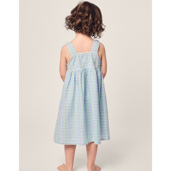 Girl's Twill Charlotte Nightgown, Spring Gingham - Nightgowns - 4