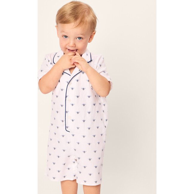 Baby's Twill Summer Romper, Buzzing Bees - Rompers - 2