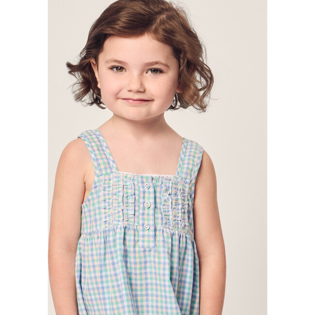 Girl's Twill Charlotte Nightgown, Spring Gingham - Nightgowns - 5
