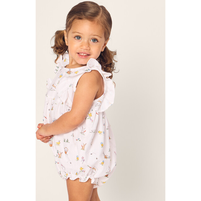 Baby's Twill Ruffled Romper, Easter Frolic - Rompers - 3