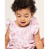 Baby's Twill Ruffled Romper, Pink Timeless Toile - Rompers - 4