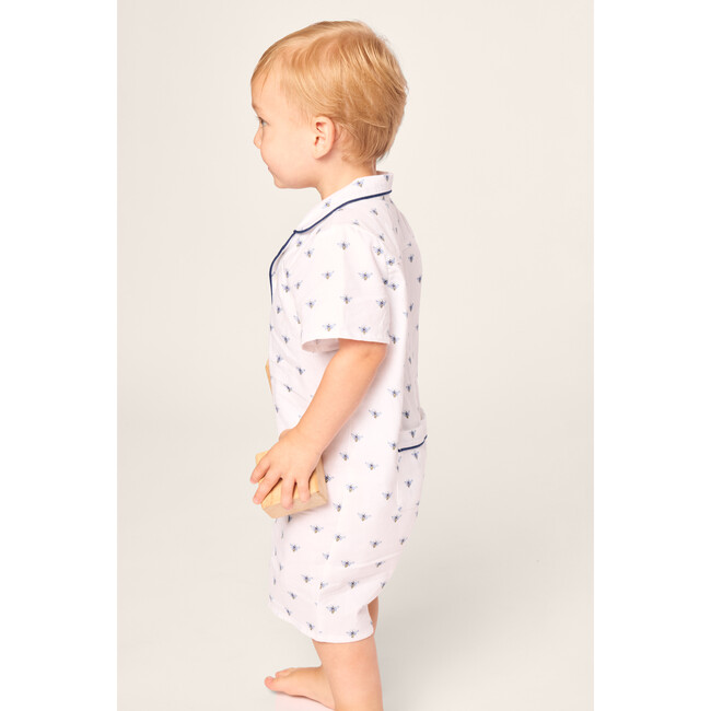 Baby's Twill Summer Romper, Buzzing Bees - Rompers - 3