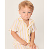 Baby's Twill Summer Romper, Sunny Stripe - Rompers - 5