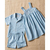 Girl's Twill Charlotte Nightgown, Spring Gingham - Nightgowns - 6