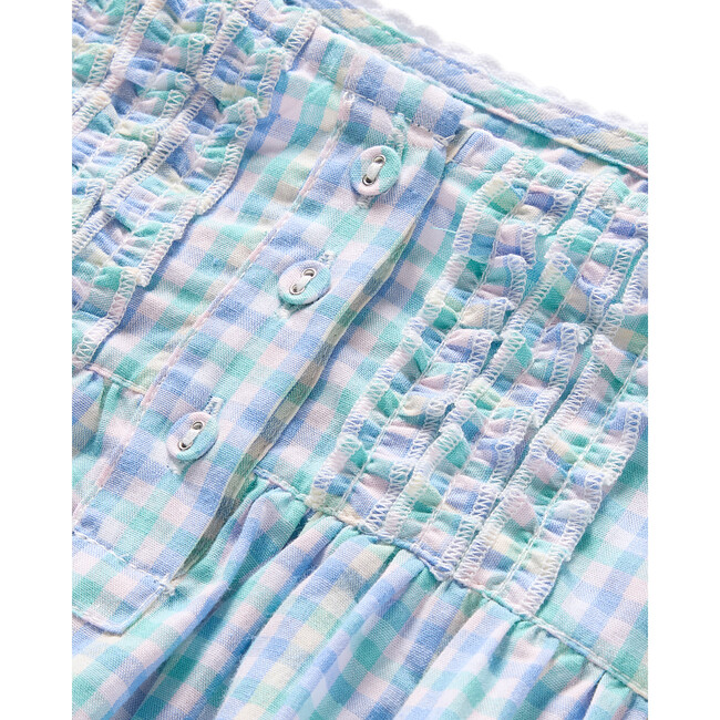 Girl's Twill Charlotte Nightgown, Spring Gingham - Nightgowns - 7