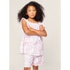 Girl's Twill Clara Short Set in Pink Timeless Toile - Pajamas - 2