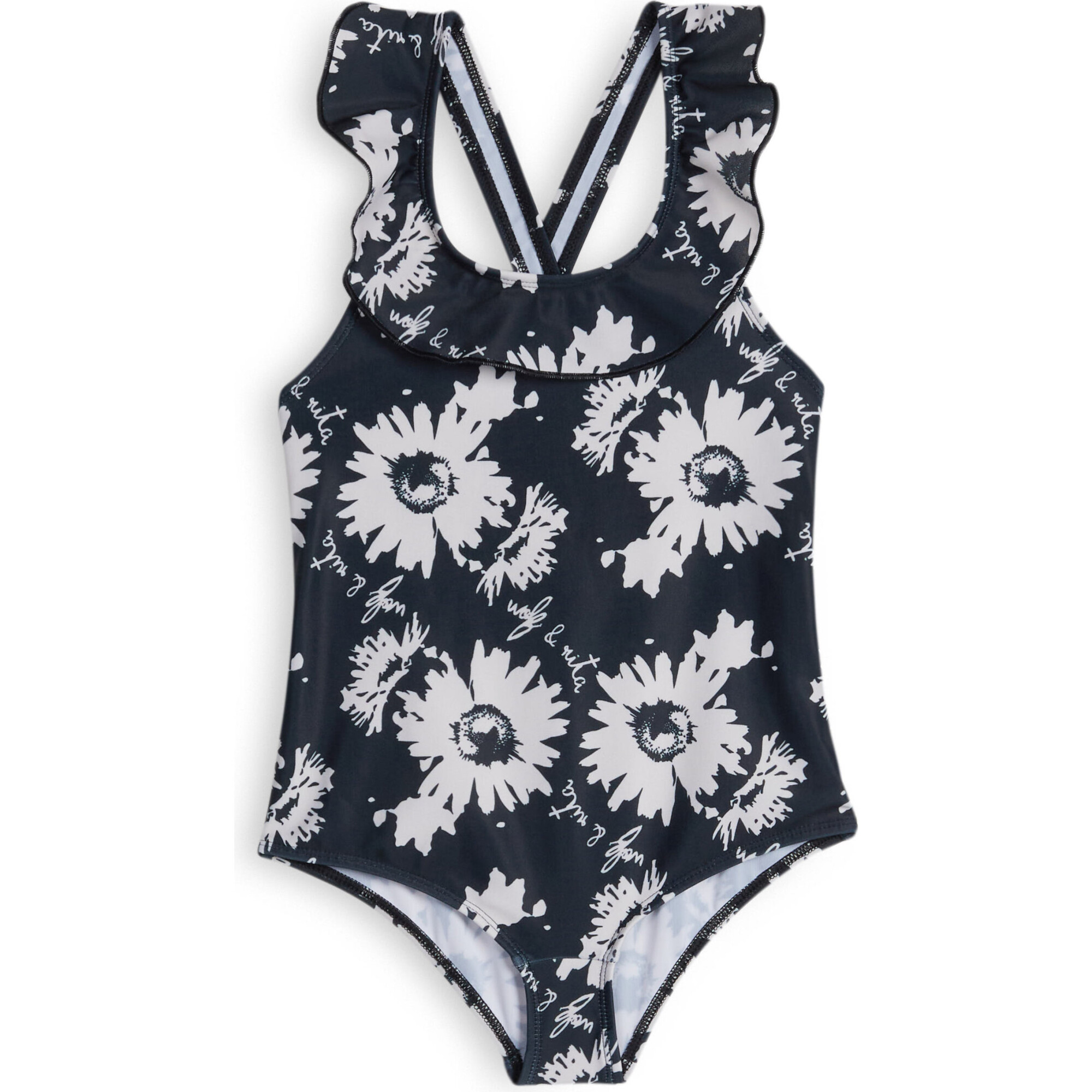 Swimsuit Vera Botanical Black - One Pieces - 1