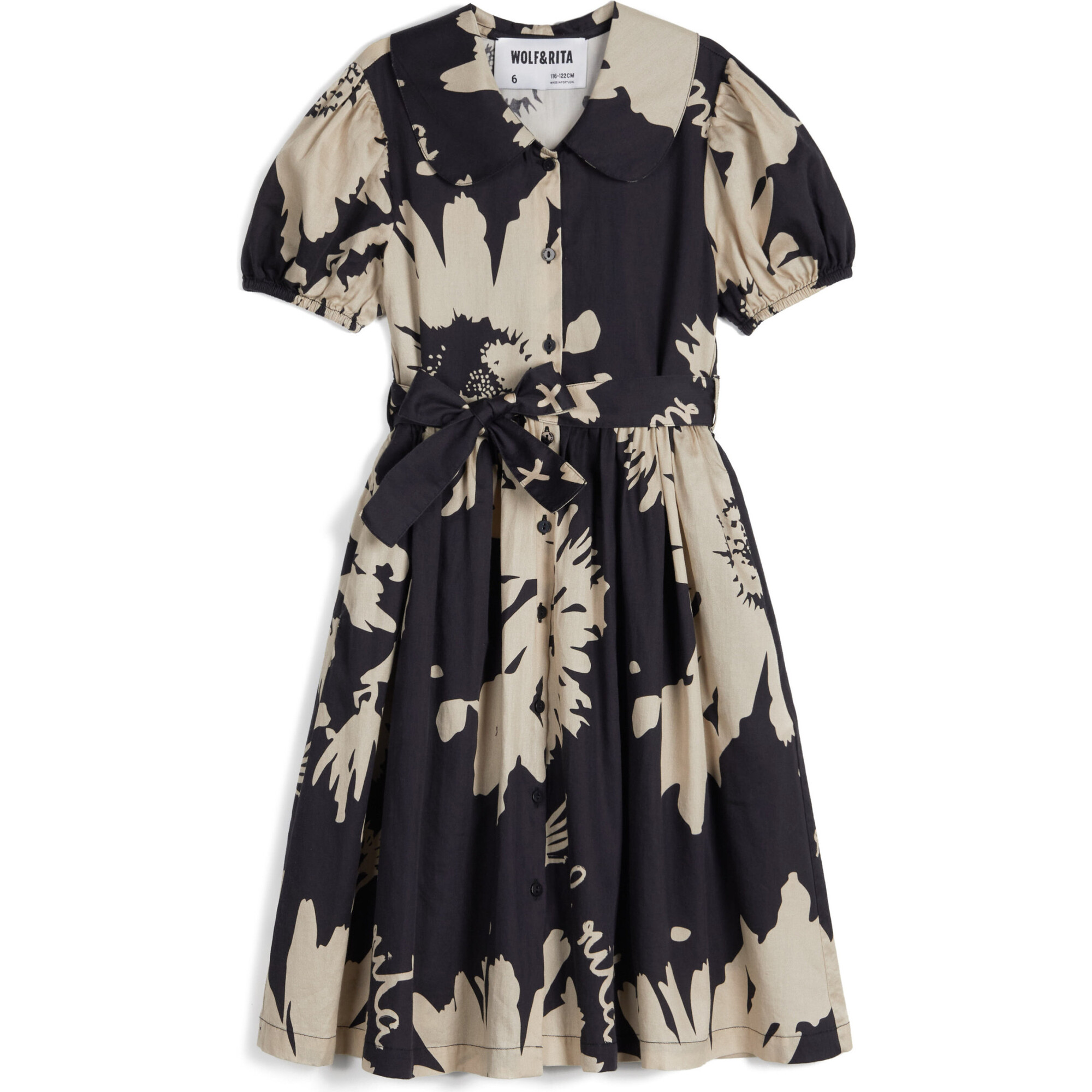 Dress Elisabete Botanical Black - Dresses - 1