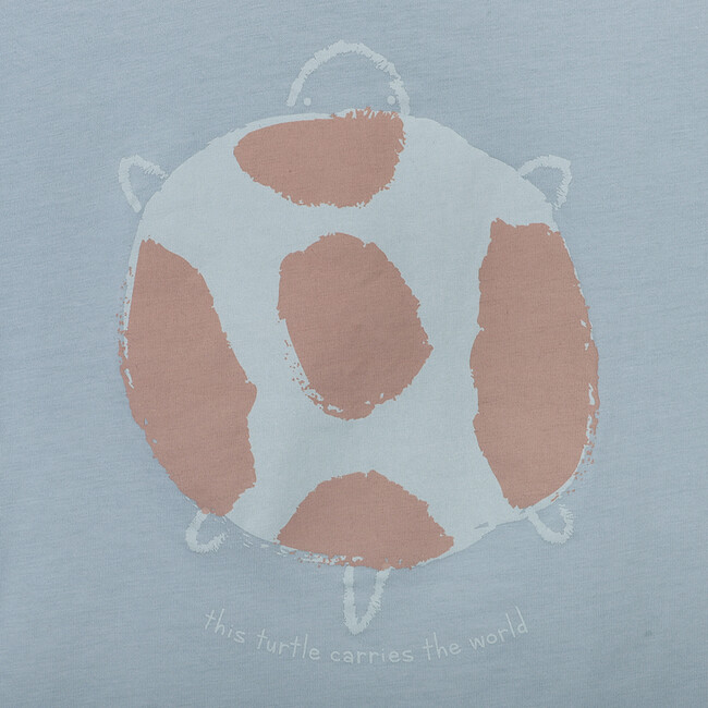Turtle T-Shirt, Blue - T-Shirts - 2